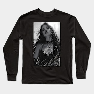 Rhapsody In Black A Portrait Of Melancholic Music Long Sleeve T-Shirt